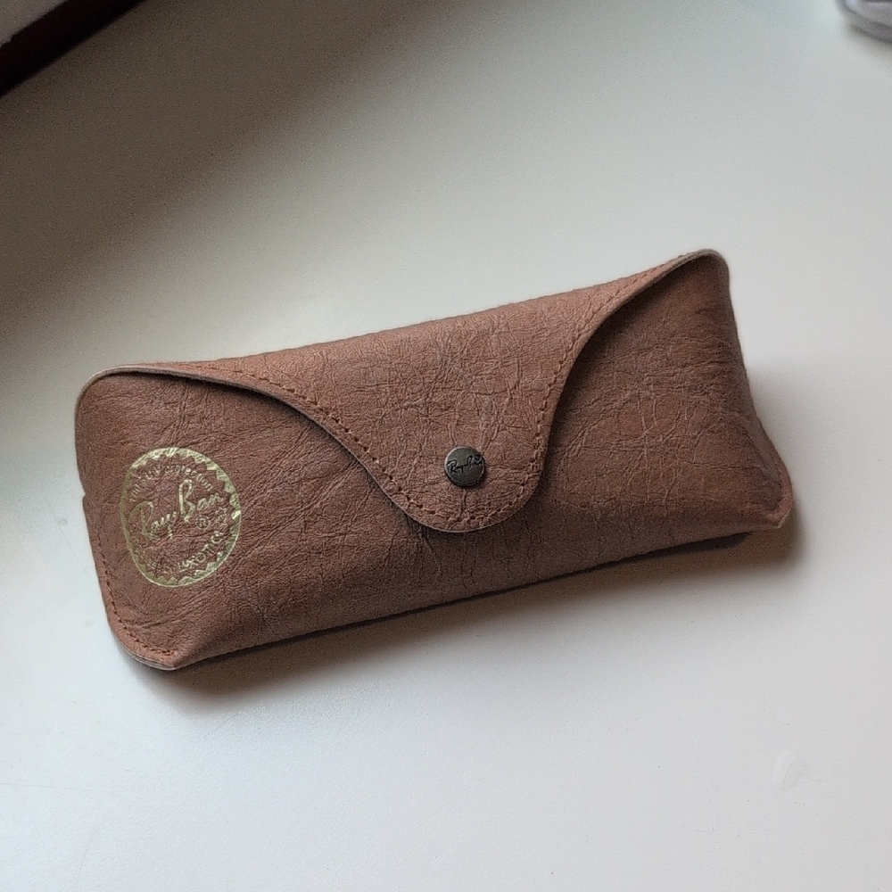 Ray-Ban Tan Glasses Case (NO Glasses Included)